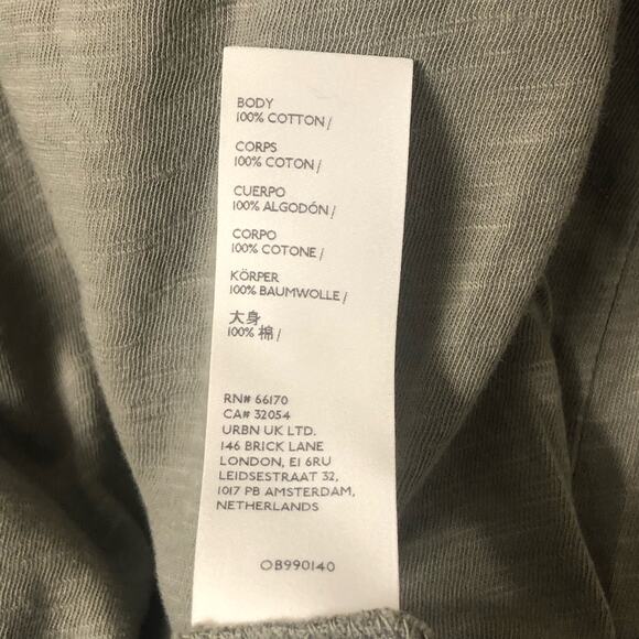 NWOT We the Free / Free People Arden Tee in Washed Army Size Large - Picture 13 of 14